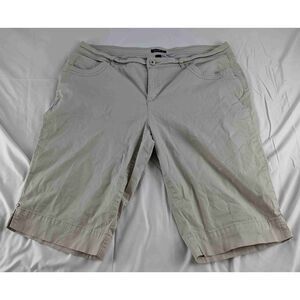 Bandolino Jeans Brady Womens Cargo Shorts Button Closure Side Pockets Size 20W